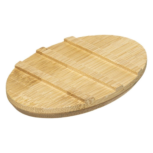 Černá stojací mýdlenka Modern do koupelny z polyresinu a bambusu 5five