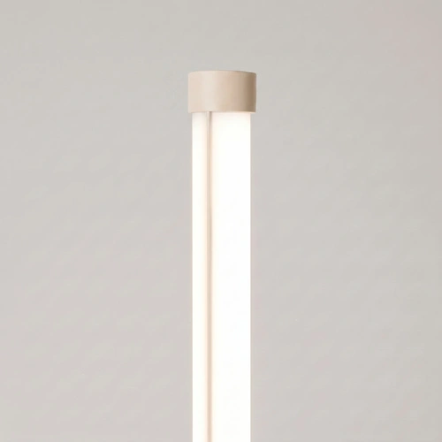 TRANG moderní stojací lampa do obývacího pokoje béžová LED 3000K