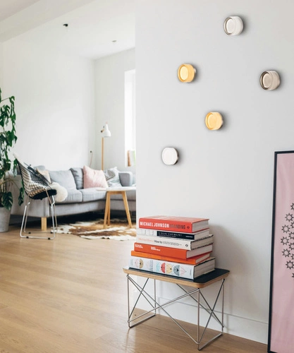 LED stropní svítidlo CANDY Step into Design kulaté jantarové moderní do obýváku 13,5 cm