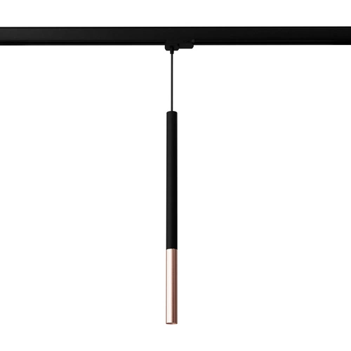 Kolejnicová lampa MOZAICA černá/měděná G9 3000K 4,5W 450lm