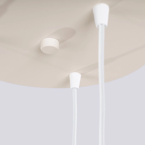 Závěsné svítidlo HALO 3P béžové moderní skleněné koule do obýváku a kuchyně SOLLUX