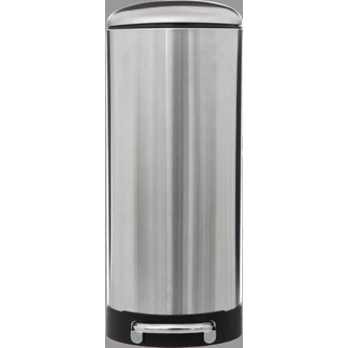 Ariane Slim 30l moderní kovový odpadkový koš s pedálem do kuchyně stříbrný 5five
