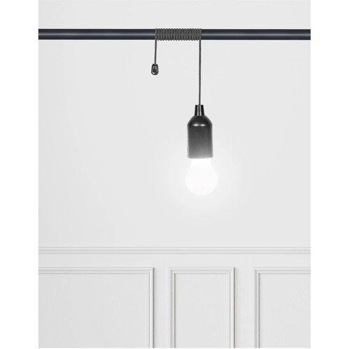 Závěsná žárovka vícebarevná černá