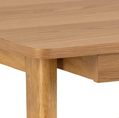 Psací stůl Barnett skandinávský dřevěný se zásuvkou pro práci a studium moderní dub 120x60 cm