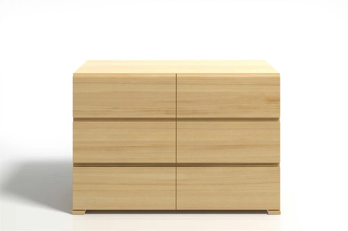 Dřevěná komoda se zásuvkami Vestre 6 SKANDICA skandinávská do obýváku 120 cm