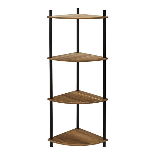 4úrovňová rohová police Akácie