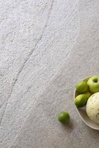 Vlněný koberec do obýváku Decor Scape šedý moderní ručně tkaný 200x280 cm snadno čistitelný