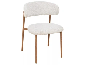 Židle Pasco béžová čalouněná skandinávská do jídelny Intesi