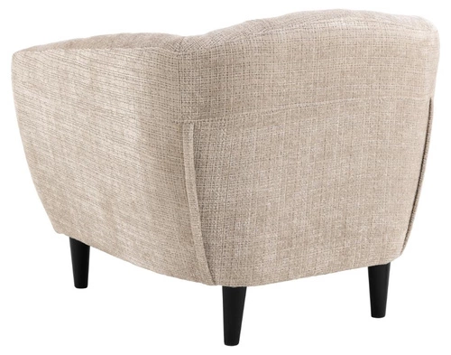 Křeslo Ria béžové Actona do obýváku čalouněné prošívané skandinávský relaxační