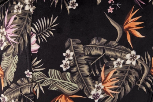 Jídelní židle Sarah arm Intesi černá čalouněná sametová s područkami moderní