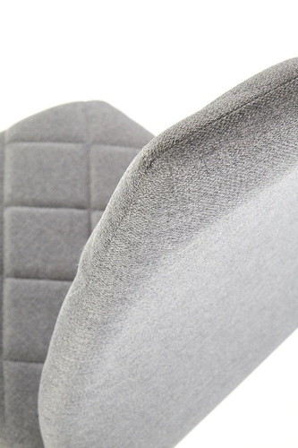 Čalouněná židle Montana šedá moderní do jídelny a kuchyně na chromovaných nohách Intesi