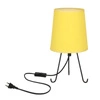 Smally stolní lampa černá 1x40 E14 stínítko žluté