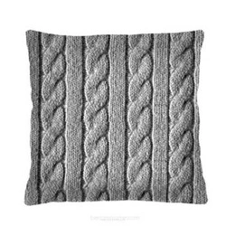 Sametový dekorační polštář Jersey 40x40 cm do obýváku a ložnice antialergenní šedý