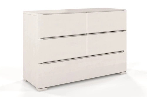 Buková komoda s zásuvkami Sparta 120 cm skandinávská do obýváku SKANDICA