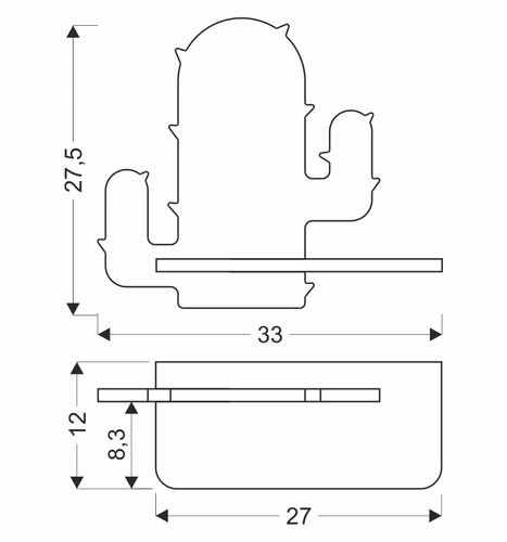 Dětské nástěnné LED světlo Cactus zelené dřevěné dekorativní CANDELLUX