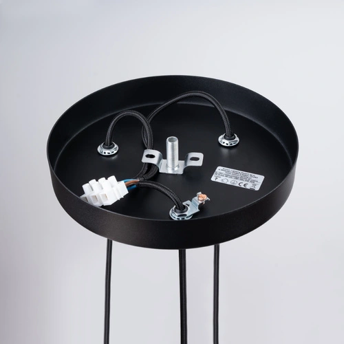 Závěsné svítidlo ARCHE 3P černé moderní nastavitelné do obýváku a nad stůl 3bodové