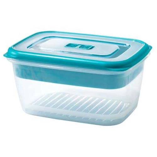 Modrý hermetický lunchbox s přihrádkami 1,7 l 5five Simply Smart do školy i práce