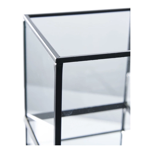 Hurikánový svícen malý černý