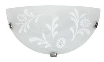 Stropní skleněné svítidlo bílé Itaka CANDELLUX moderní do kuchyně a ložnice 30 cm