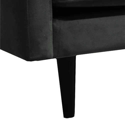 Třímístná sametová pohovka Candice tmavě zelená vodoodpudivá do obývacího pokoje moderní Atmosphera