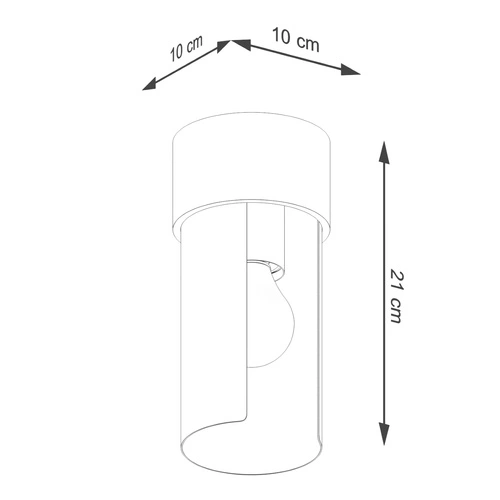 Stropní svítidlo FLASH bílý minimalistický kovový do obýváku a ložnice nastavitelný