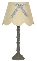 Stolní lampa Vibu 1x60W E27 lněná