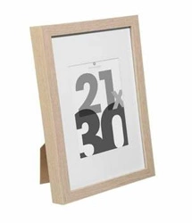 Dřevěný fotorámeček 21x30 Wood Atmosphera moderní na komodu stojící