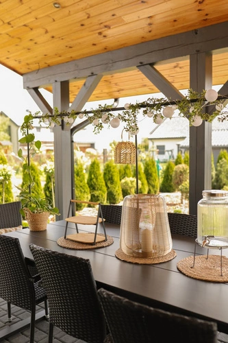 Intesi girlanda umělý břečťan 230 cm moderní zelený závěsný břečťan do obýváku