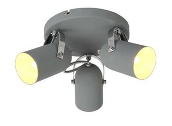 Stropní svítidlo Sk.ay stropní svítidlo 3x40W E14 šedá