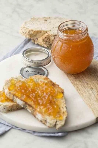 Sklenice dóza na marmeládu 400 ml Orange Fruit KILNER
