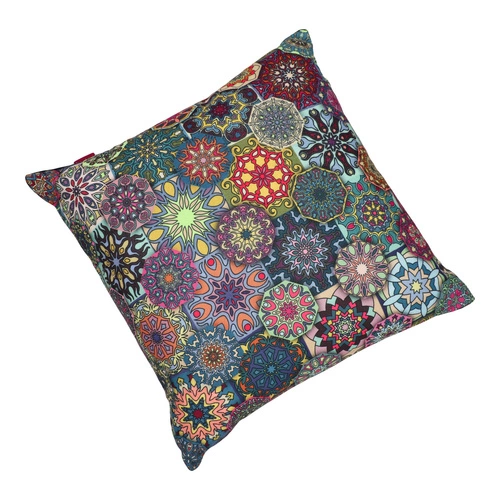 Dekorační sametový polštář Valencia 40x40 s potiskem antialergický do obýváku