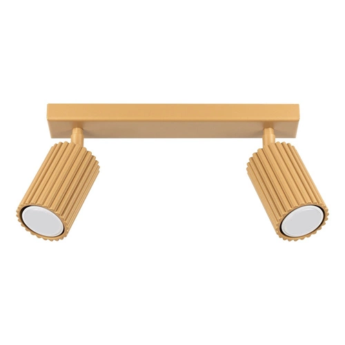 Stropní svítidlo KARBON 2 zlaté moderní glamour do obýváku s nastavitelným stínidlem