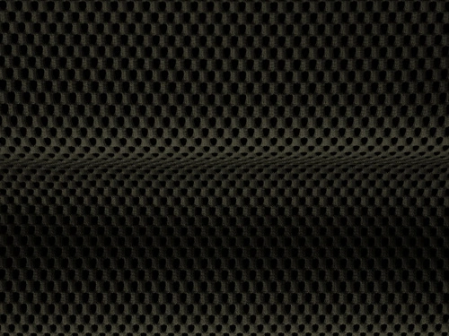 Zelený prošívaný čtvercový taburet Bellis do obýváku, moderní čalouněný 94x94 cm