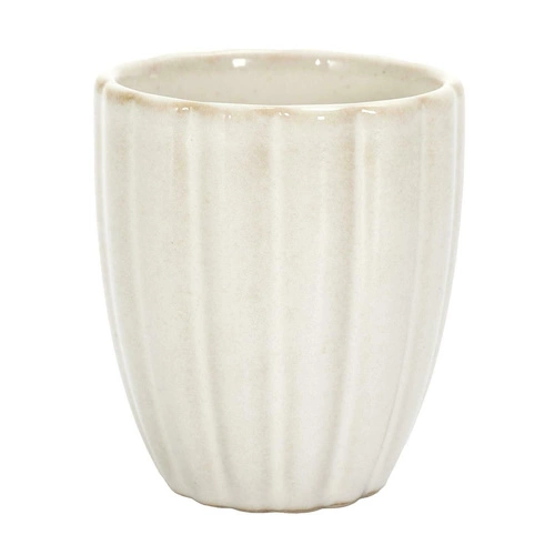 Keramický béžový espresso šálek 120 ml moderní Intesi Vlora na kávu