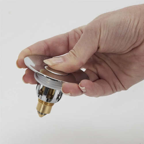 Univerzální zátka do dřezu Intesi 6 cm chromovaný kov do kuchyně a koupelny moderní