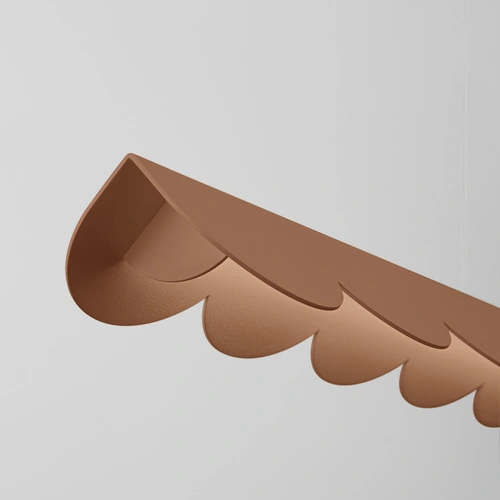 Závěsné LED svítidlo BISCUIT mocca moderní nad jídelní stůl do obýváku