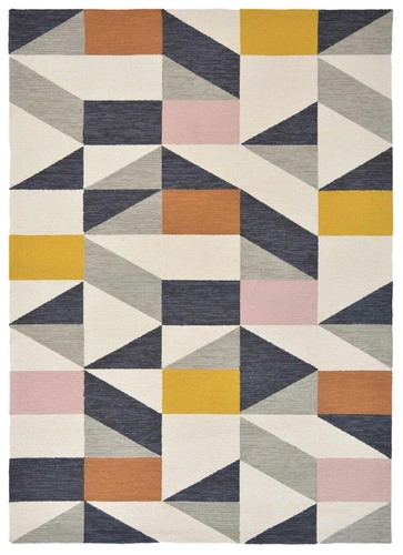 Moderní venkovní koberec Nuevo 160x230 cm geometrický na terasu a balkon snadno čistitelný