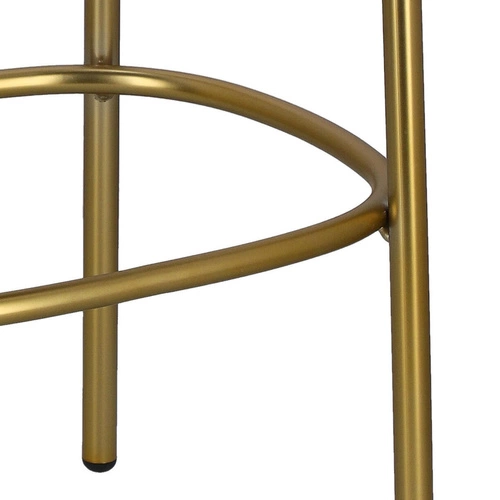 Barová stolička bez opěradla TRICK wood 65 cm černo-zlatá moderní do kuchyně a jídelny SCAB Design