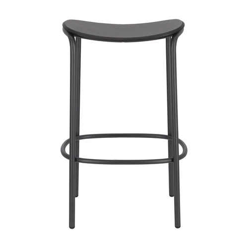 Moderní černá dřevěná barová židle Trick do kuchyně a jídelny 65 cm SCAB Design