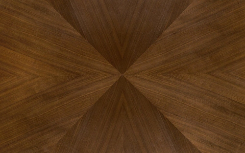 Oválný jídelní stůl 220 cm moderní ořechový na jedné noze Intesi