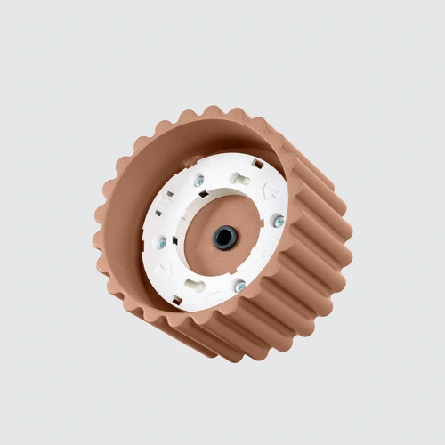 Stropní svítidlo AURA 1 kávové moderní kulaté do obýváku a kuchyně hliník