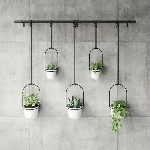Závěsný květináč Triflora Umbra moderní sada květináčů na bylinky do bytu 95 cm