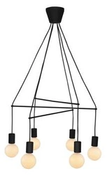 Závěsné svítidlo Alto černé moderní nastavitelné do obýváku a ložnice nad kuchyňský ostrůvek