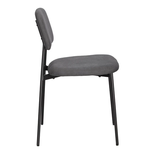 Sada 4 tmavě šedých židlí Esther