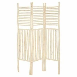 Dřevěný paraván Zahir 169 cm 3dílný dekorativní do obýváku a ložnice Atmosphera
