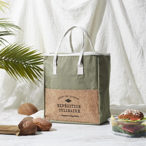 Termo taška Refreshing Cork 8 l zelená