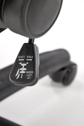 Ergonomická otočná kancelářská židle pro teenagery Bloomi šedá s opěrkou hlavy a nastavitelnou výškou Intesi