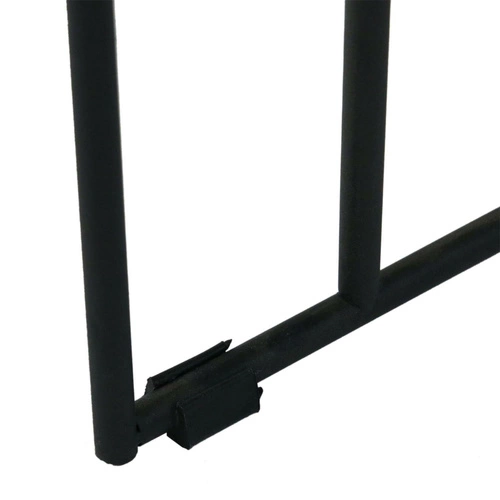 Industriální kulatý konferenční stolek Maverick do obýváku, dřevěný s černou kovovou podnoží, 70 cm