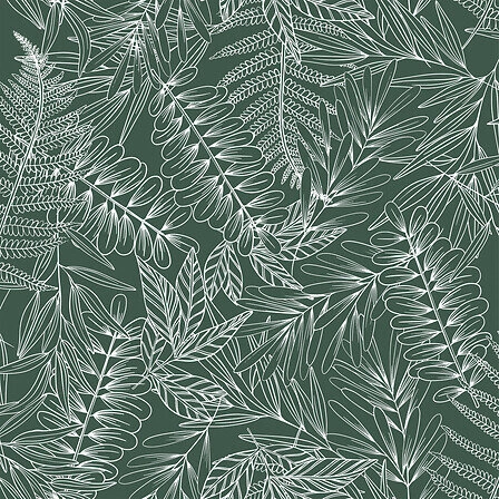 Kompletní povlečení Tropik 240 x 220 cm zelené