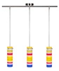 Závěsná lampa Fresco trojitý matný nikl 3xG9/40W 230V